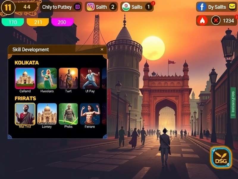 Kolkata Indomitable Spirits gameplay screenshot showing iconic Kolkata landmarks